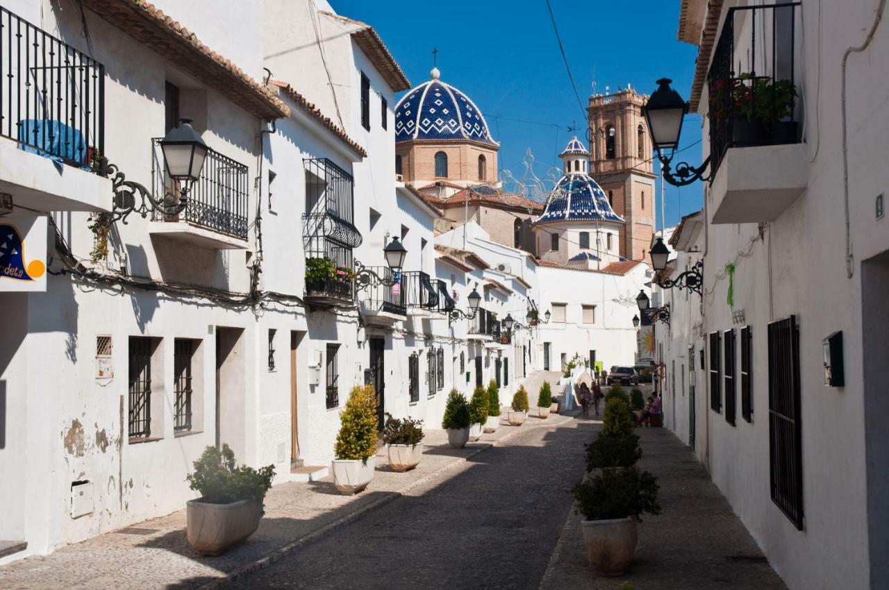 Bungalow Altea Junto Al Casco Antiguo, Piscina Y Barbacoa Kültér fotó